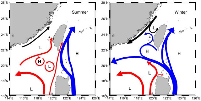 NE SCS flow pattern